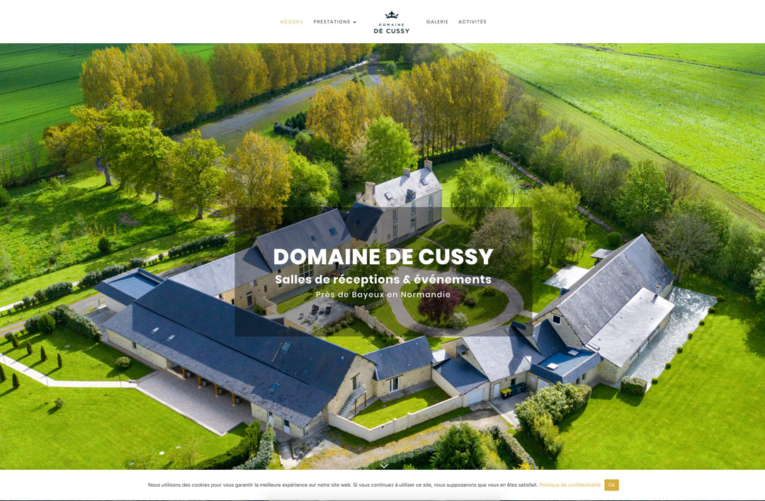 creation de site web caen domaine de cussy creation de site web caen domaine de cussy