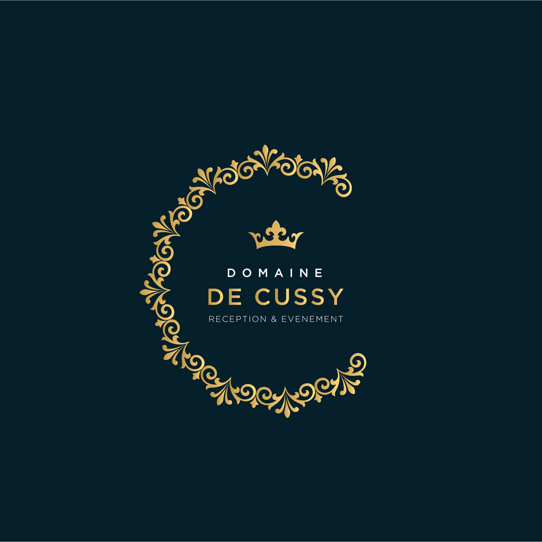 Creation graphique caen creation logo domaine de cussy Creation graphique caen creation logo domaine de cussy