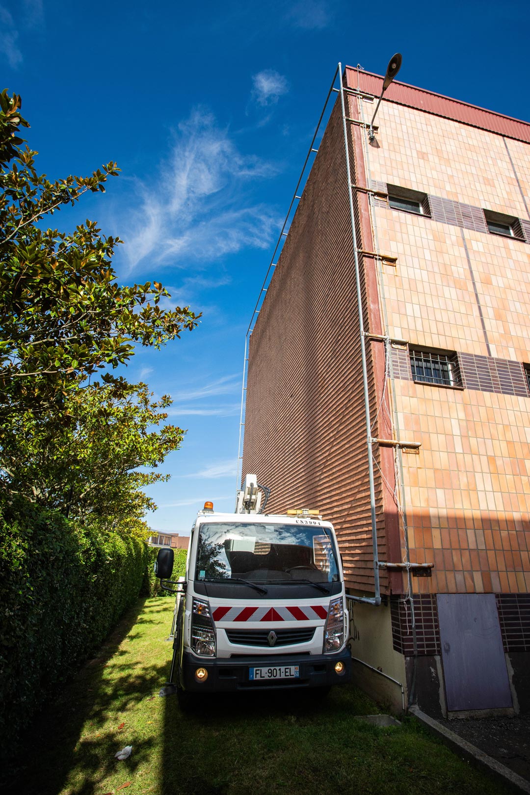 installation bache mairie de cabourg