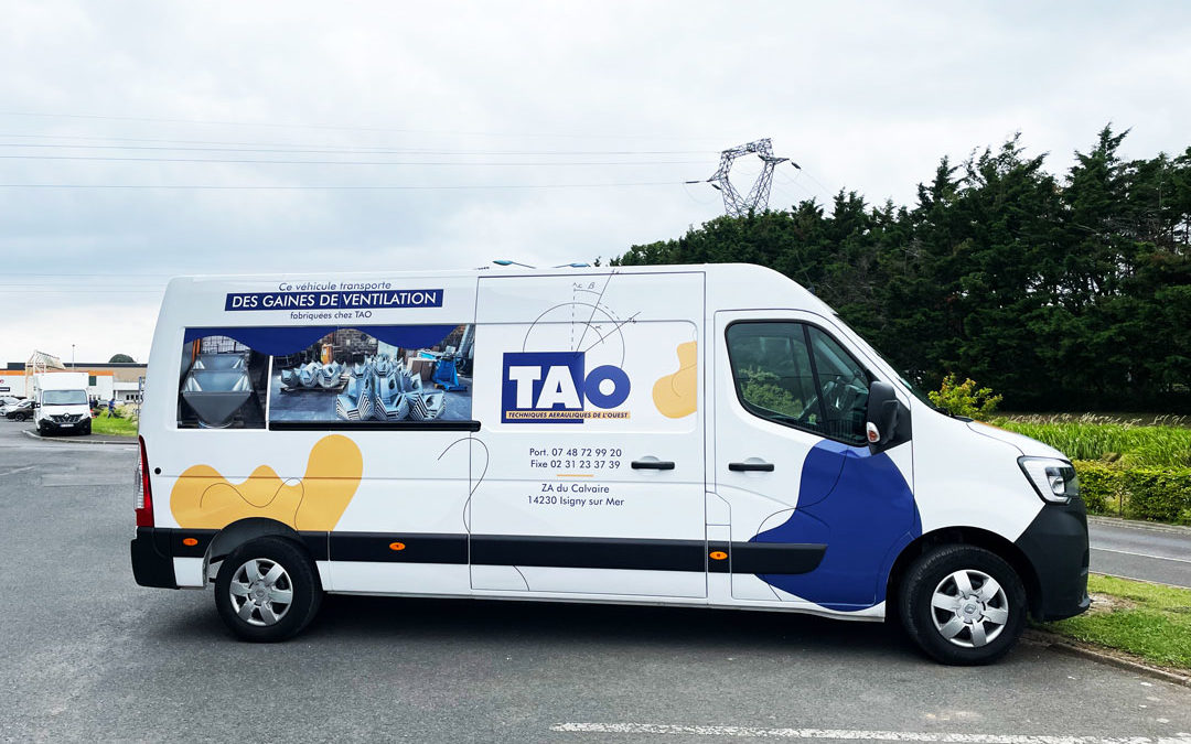Marquage vehicule pour TAO Isigny sur Mer