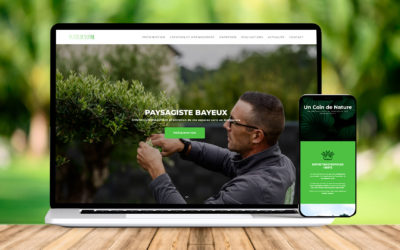 Création site web paysagiste Bayeux