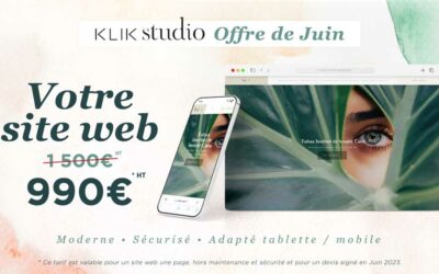 En juin, votre site web à 990 € !