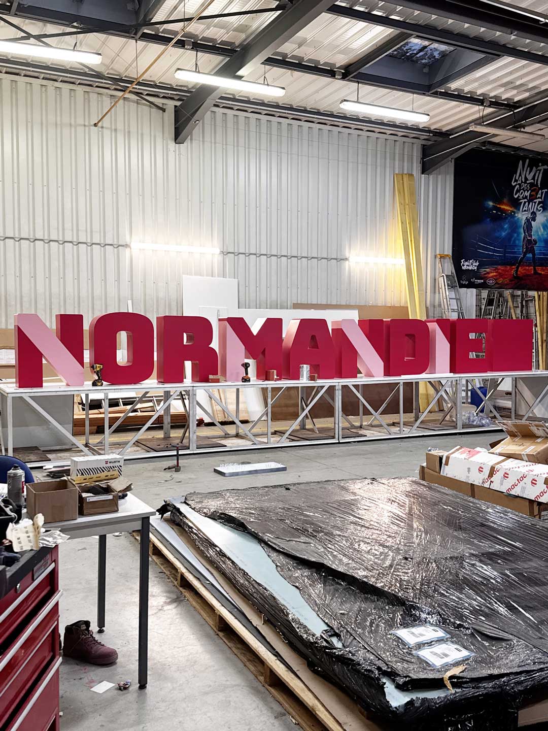 lettres enseigne normandie région klik studio