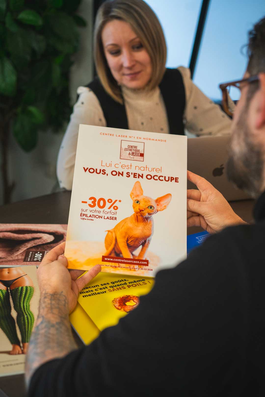 création graphique caen klik studio centre laser