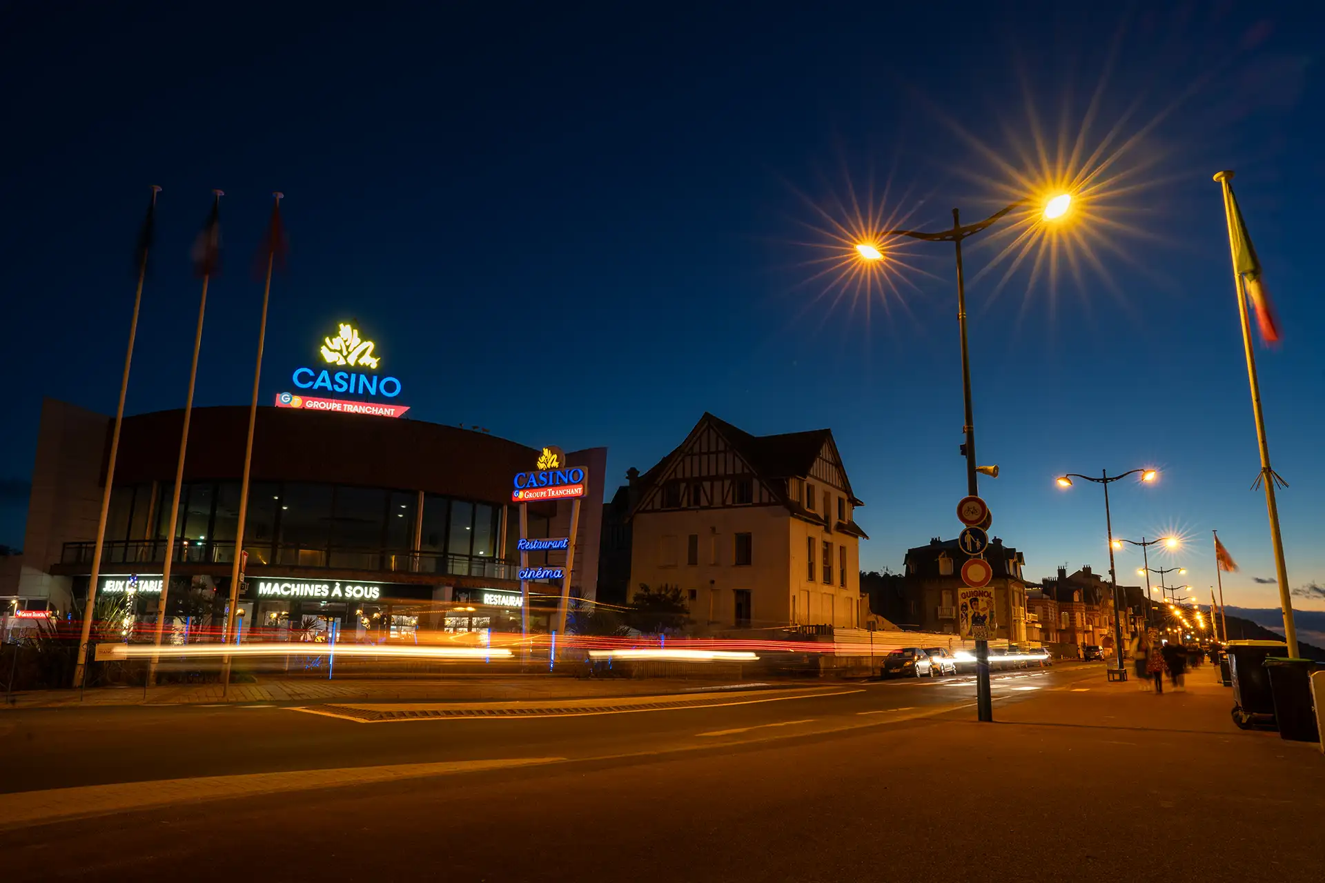 enseigne lumineuse Villers sur mer Casino