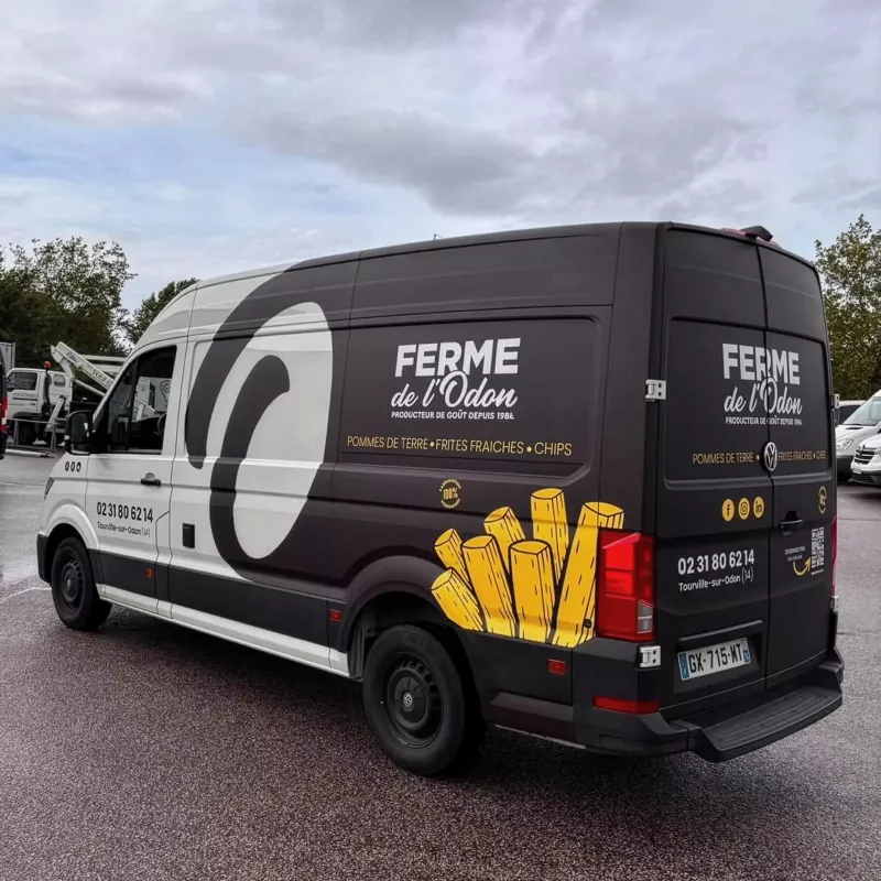 marquage vehicule ferme de l'odon